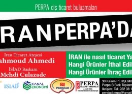 İran Ticari Ateşesi Perpa'ya Geliyor