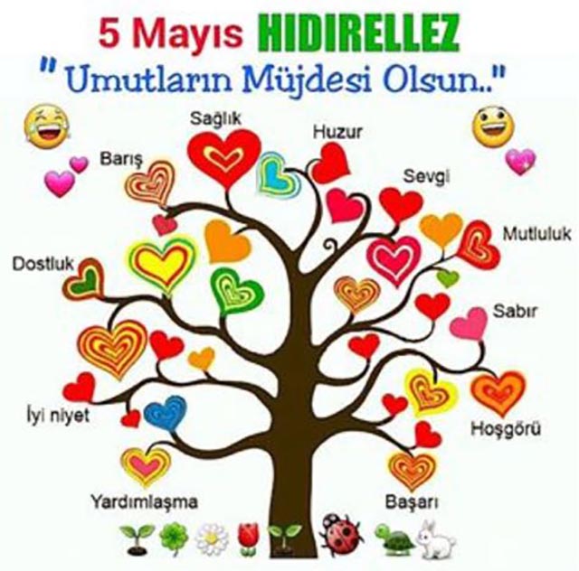 Hıdırellez Umutların Müjdesi Olsun