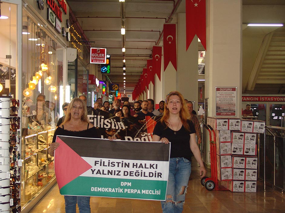Perpa'da Filistin Yalnız Değildir Yürüyüşü