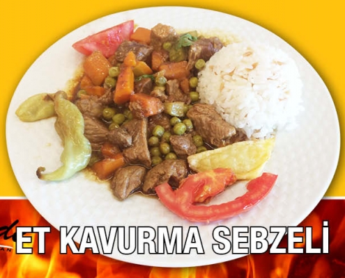 Alazade Et Kavurma Sebzeli