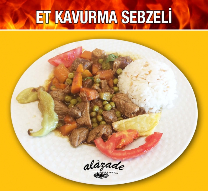 Et Kavurma Sebzeli Perpa