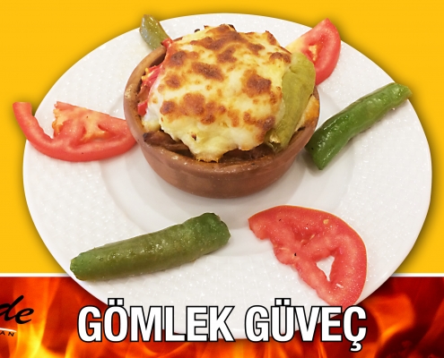 Gömlek Güveç Püreli Alazade Restoran