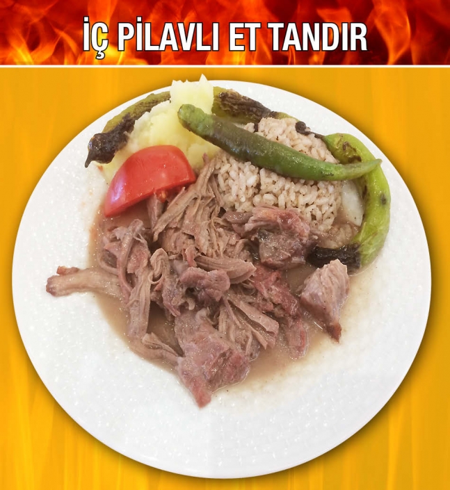 Et Tandır İç Pilavlı Tandır Kebap Dana Eti Alazade Perpa