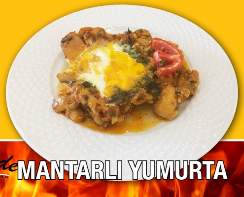 Mantarlı Kıymalı Yumurta Alazade Restoran