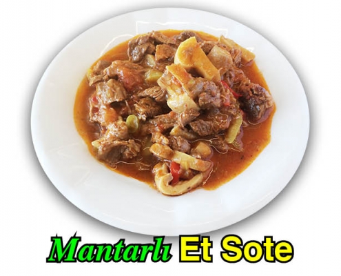 Alazade Restoran Mantarlı Et Sote