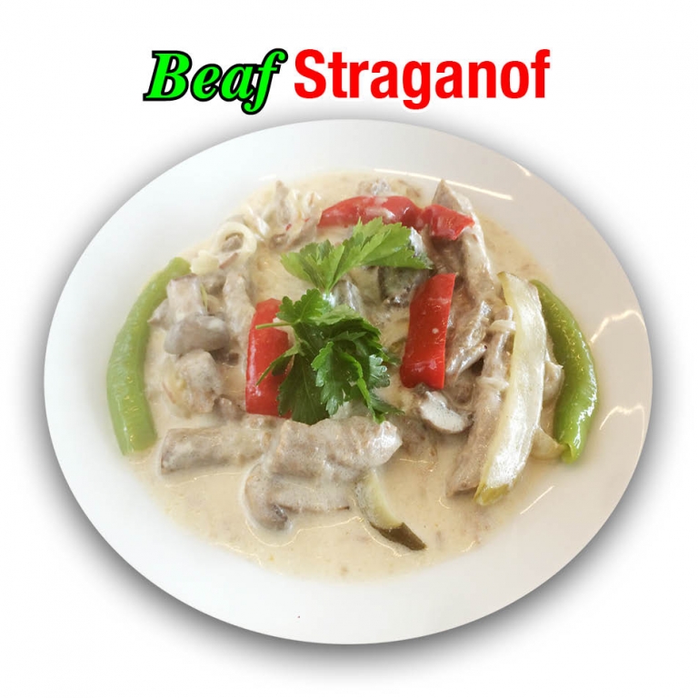 Beef Stroganoff Krema Turşu Mantar Soğan Rus Yemekleri Perpa