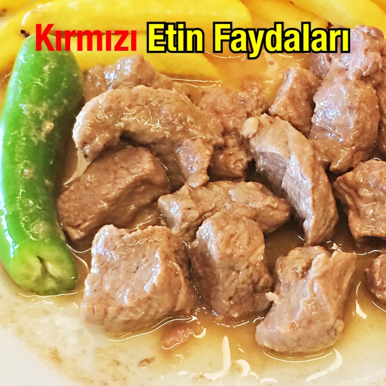Kırmızı Etin Faydaları amino asit protein, demir ve çinko Perpa