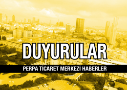 Perpa Ticaret Merkezi Duyurular