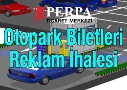 Perpa otopark biletleri reklam ihalesi