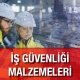 İş Güvenliği Malzemeleri