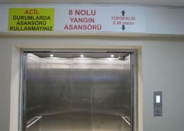 8 Nolu Yük Asansörü Yenilendi