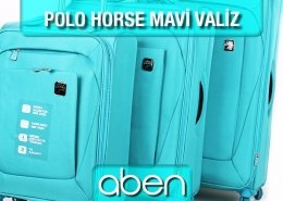 Polo Horse Mavi Valiz