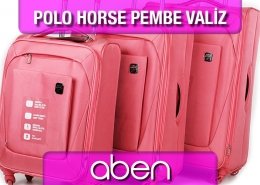 Polo Horse Pembe Valiz