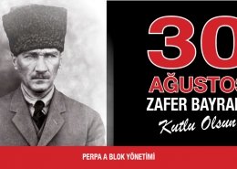 30 Ağustos Zafer Bayramı Kutlu Olsun