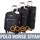 Polo Horse Siyah Ultra Lux Valiz