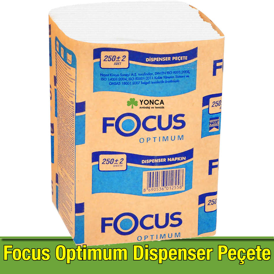 Focus Optimum Dispenser Peçete 18cm x 24 cm 250 AD/18 PKT