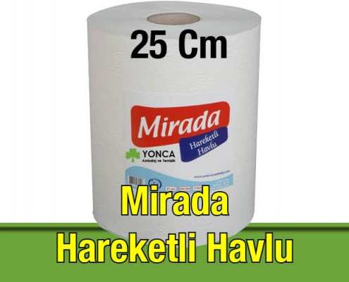 Mirada Hareketli Havlu 25 Cm