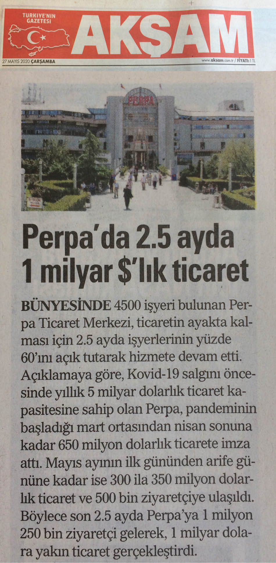 Akşam Gazetesi Perpa