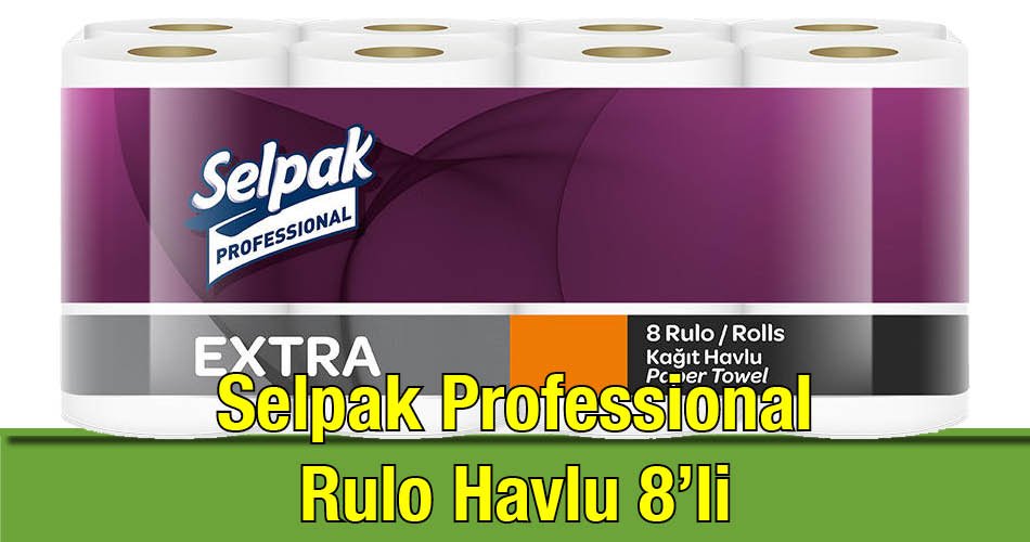 Selpak Professional Rulo Havlu 8'li