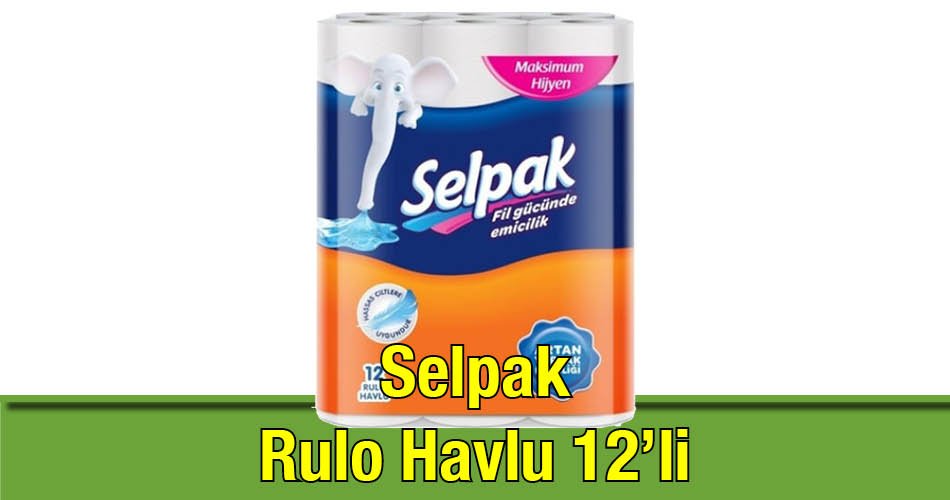 Selpak Rulo Havlu 12'li