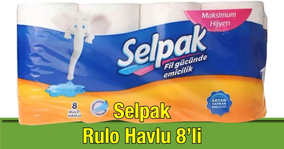 Selpak Rulo Havlu 8’li