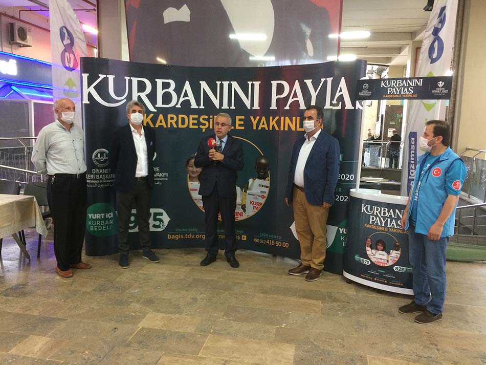 Diyanet İşleri Başkanlığı Kurban Bağışı Standı