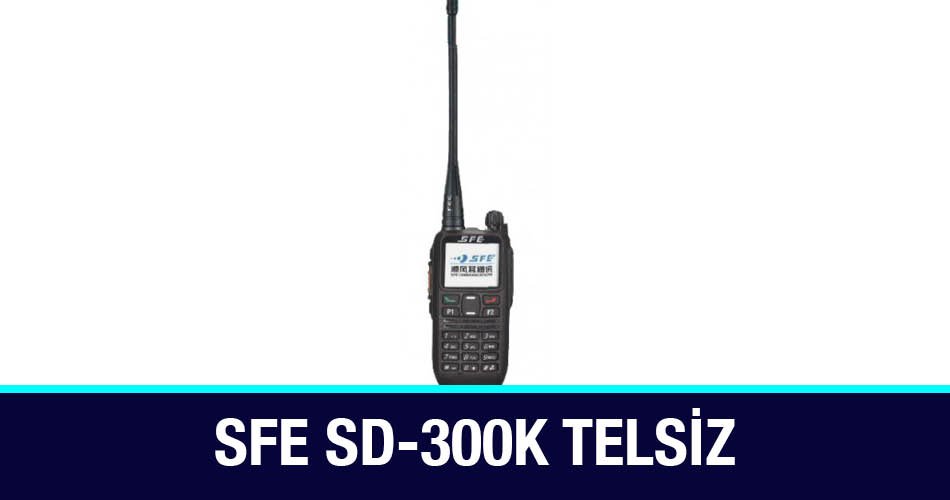 SFE SD-300K PMR DİJİTAL (Sağlam İki Yönlü Dijital PMR El Telsizi)