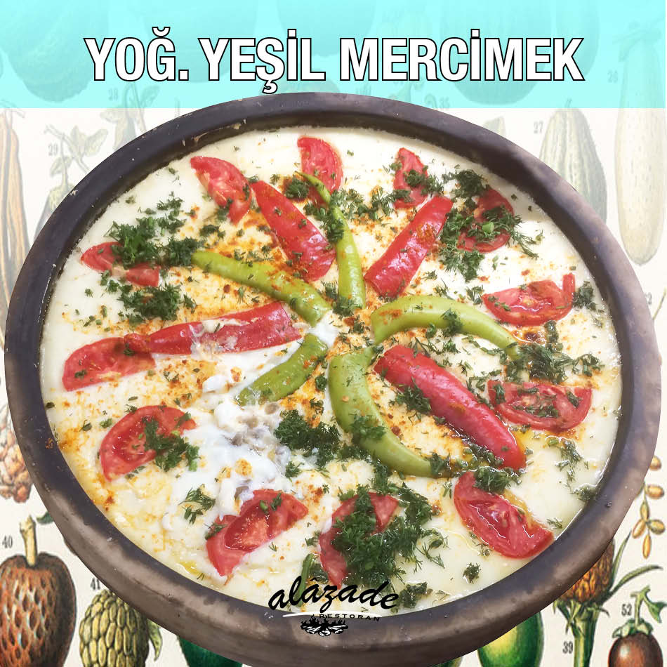 Alazade Yoğurtlu Yeşil Mercimek