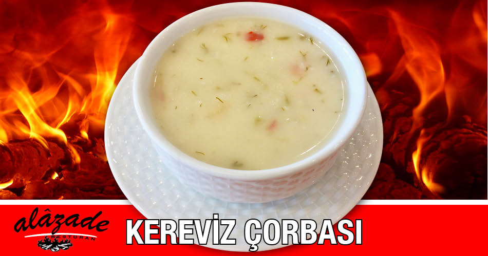 Kereviz Çorbası Alazade Restoran