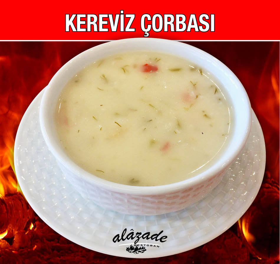 Alazade Restoran Kereviz Çorbası