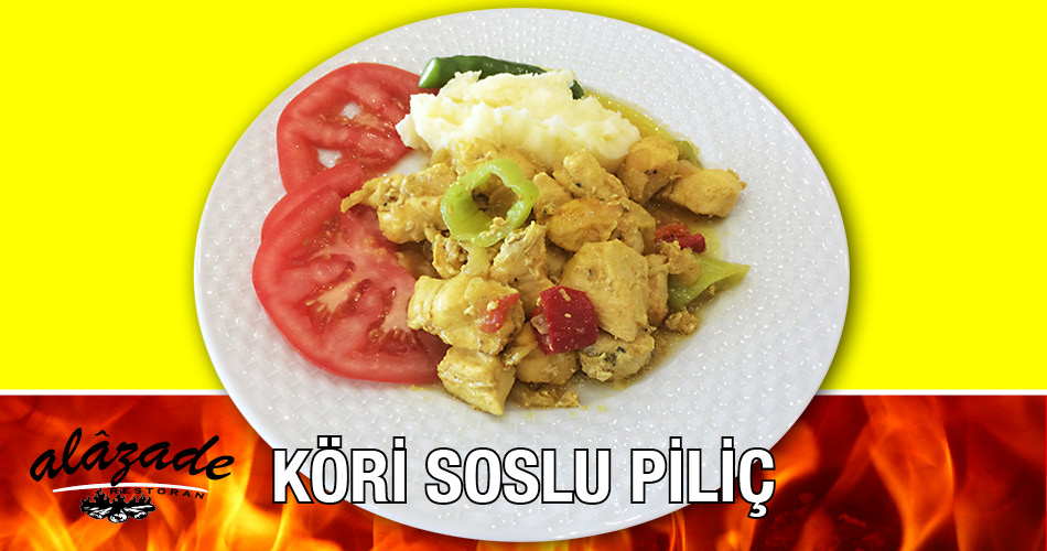 Köri Soslu Piliç Kavurma Alazade Restoran