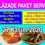 Alazade Restoran 27 Kasım 2020 Günün Menüsü