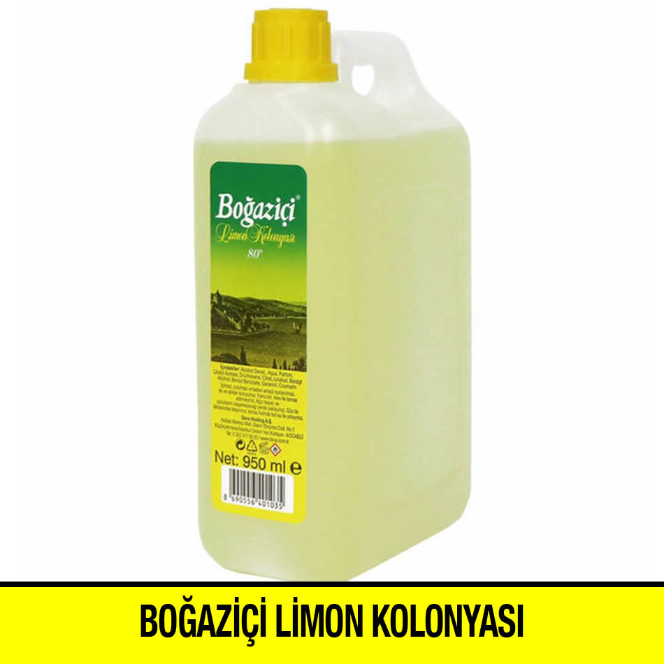Boğaziçi Limon Kolonyası Bidon 950 ml