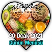 Alazade Restoran 20 Ocak Günün Menüleri