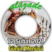 Alazade Restoran 12 Şubat Menü