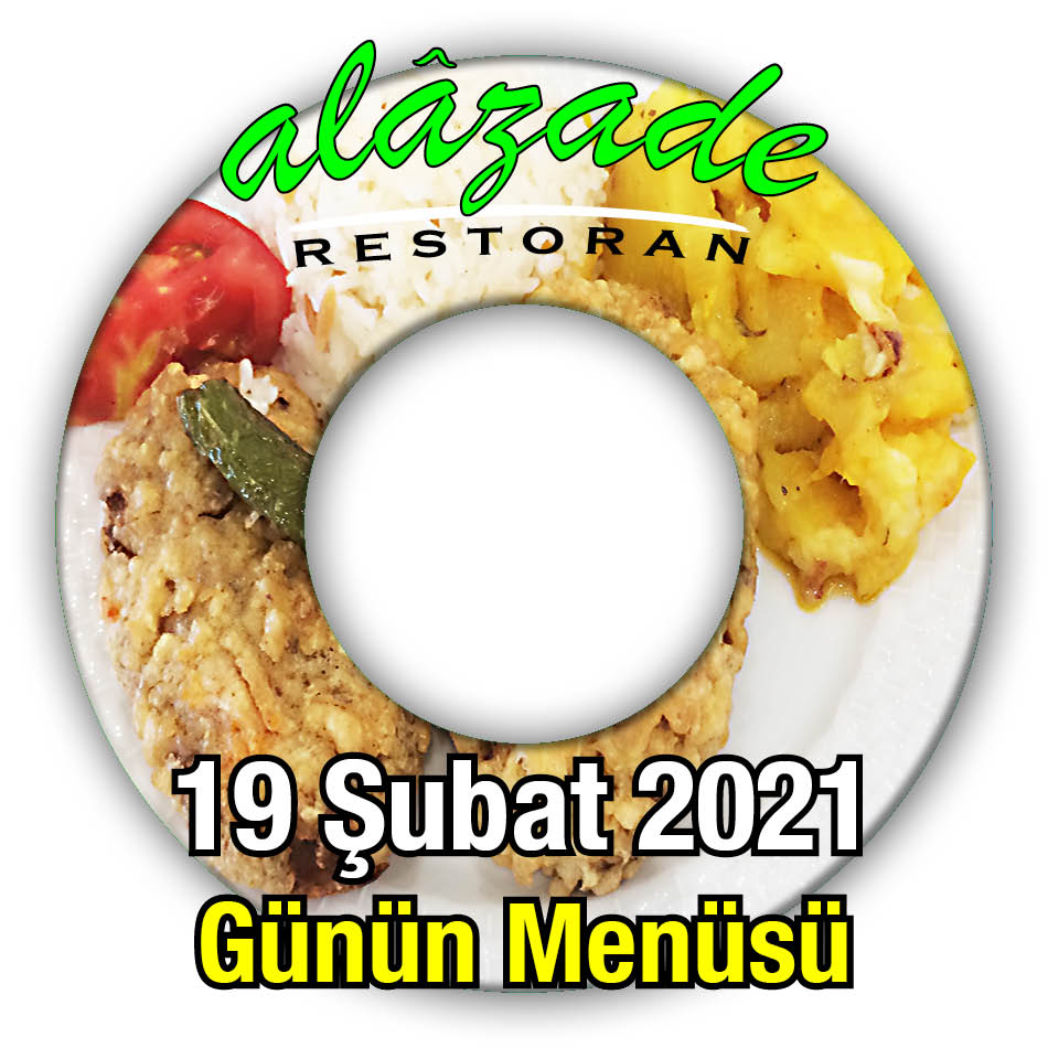 Alazade Restoran 19 Şubat menü