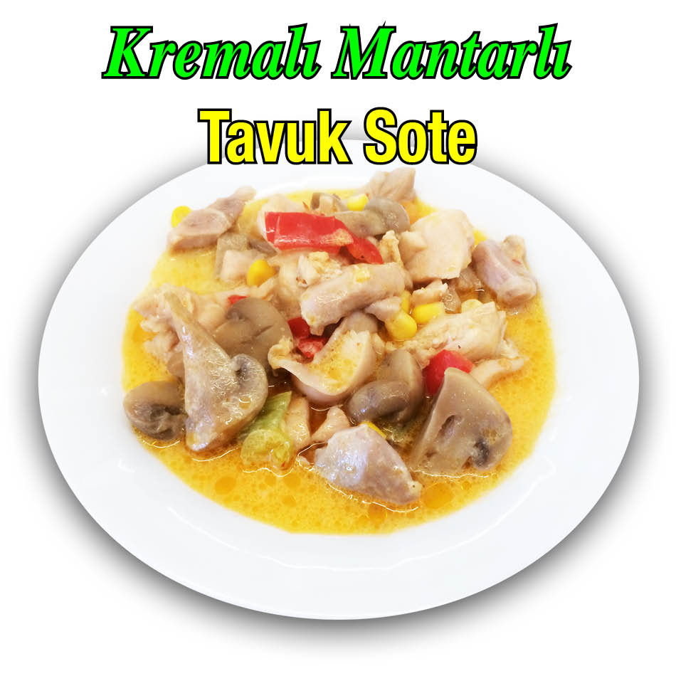 Alazade Restoran Kremalı Mantarlı Tavuk Sote