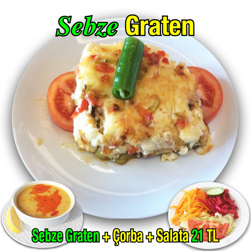 Alazade Restoran Sebze Graten Menü