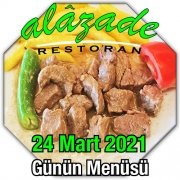 Alazade 24 Mart Menü