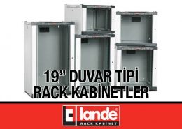 Duvar Tipi Rack Kabinetler 19" Lande