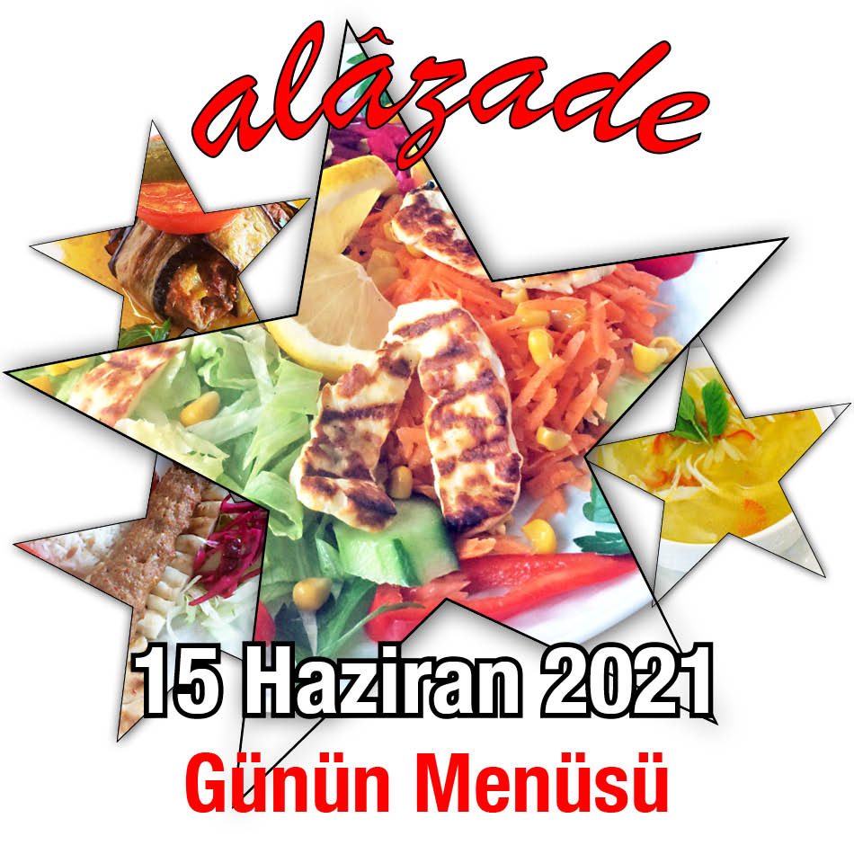 Alazade 15 Haziran Menü