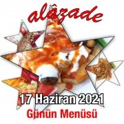 Alazade 17 Haziran Menü