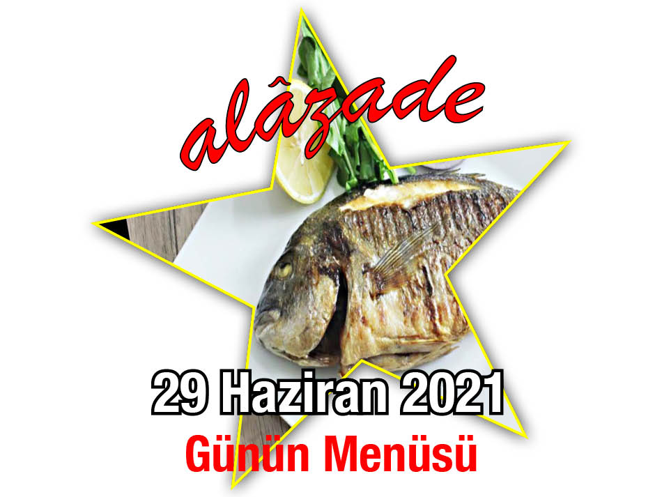 Alazade 29 Haziran Menü