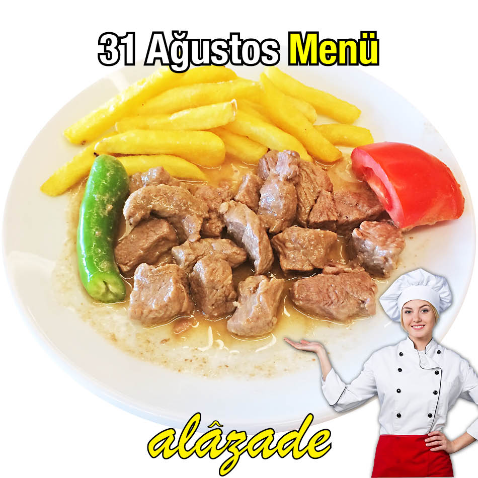 Alazade Restoran 31 Ağustos Menü
