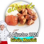 4 Ağustos Menü Alazade Restoran