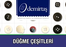 Düğme Çeşitleri Demirtaş Tekstil Aksesuarları