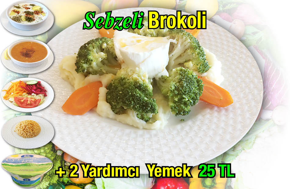 Alazade Sebzeli Brokoli Menü