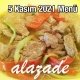 Alazade 5 Kasım 2021 Menü