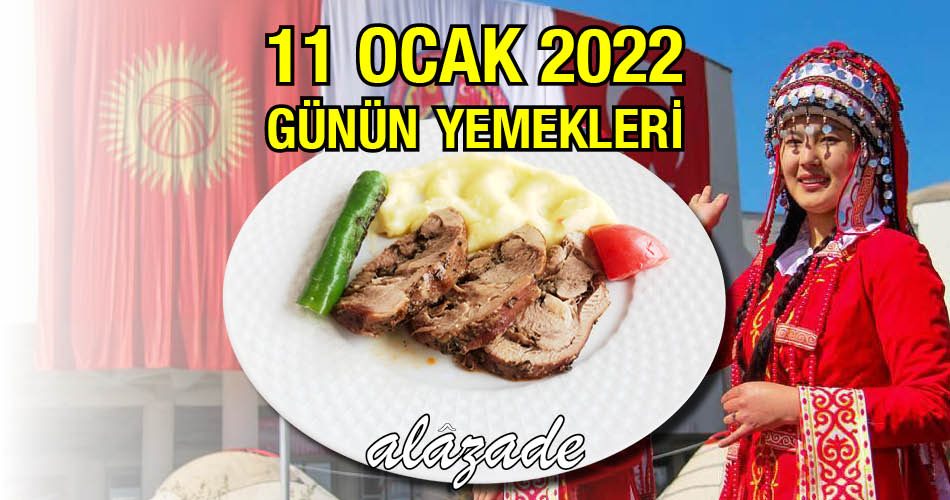 Alazade Restoran 11 Ocak 2022 Menü