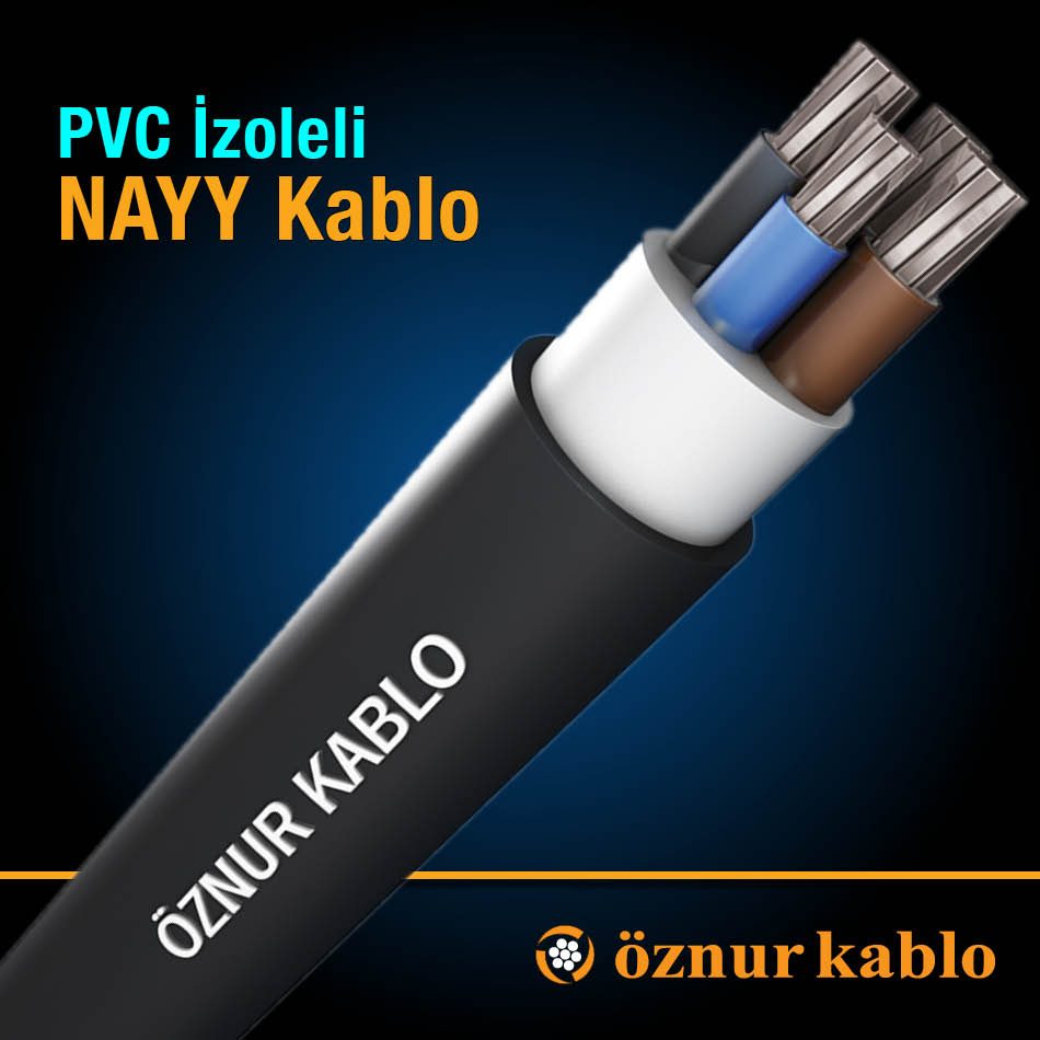 NAYY Kablo Alüminyum İletkenli PVC